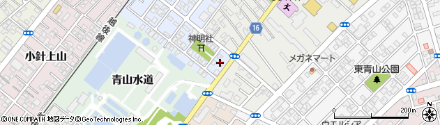 新潟県新潟市西区青山新町2周辺の地図