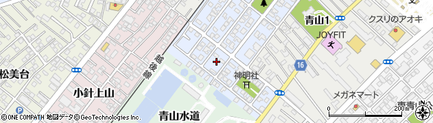 新潟県新潟市西区青山新町5周辺の地図
