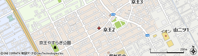 新潟県新潟市中央区京王周辺の地図