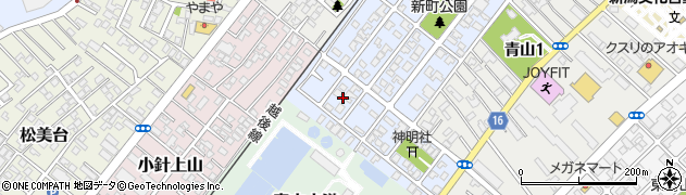 新潟県新潟市西区青山新町6周辺の地図