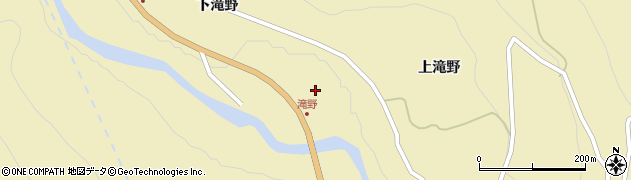 福島県福島市飯坂町茂庭（滝野前）周辺の地図
