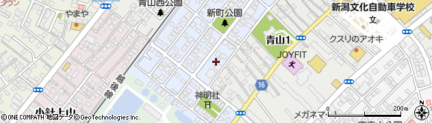 新潟県新潟市西区青山新町11周辺の地図