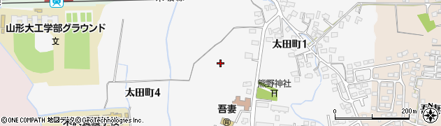 山形県米沢市太田町周辺の地図