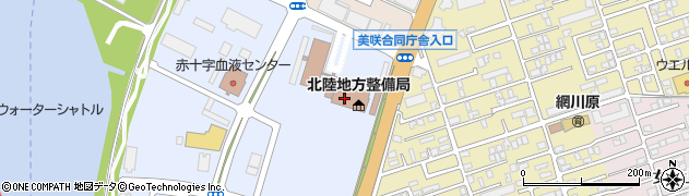 北関東防衛局　新潟防衛事務所周辺の地図
