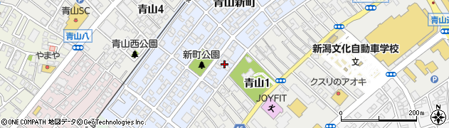 新潟県新潟市西区青山新町13周辺の地図