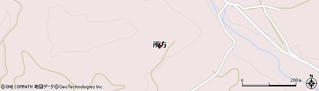 福島県伊達市梁川町五十沢（所方）周辺の地図