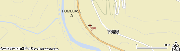 福島県福島市飯坂町茂庭西原周辺の地図