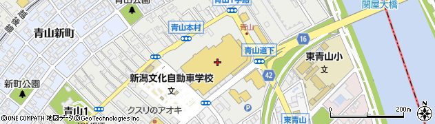 未来屋書店　新潟青山店周辺の地図