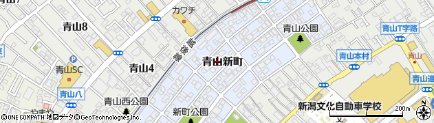 新潟県新潟市西区青山新町19周辺の地図