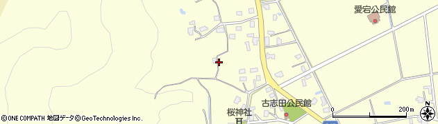山形県米沢市古志田町周辺の地図