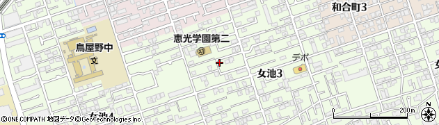 新栄公園周辺の地図