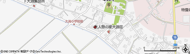 新潟県新潟市江南区大渕周辺の地図