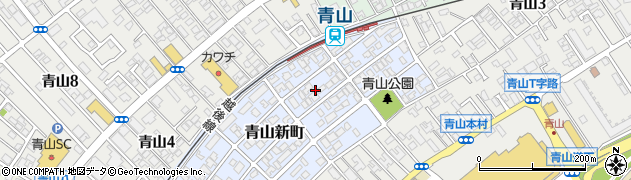 新潟県新潟市西区青山新町25周辺の地図
