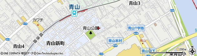 新潟県新潟市西区青山新町31周辺の地図