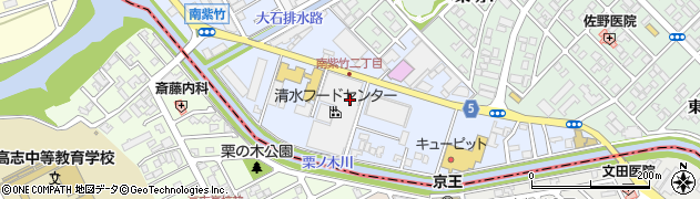 新潟県新潟市東区南紫竹周辺の地図