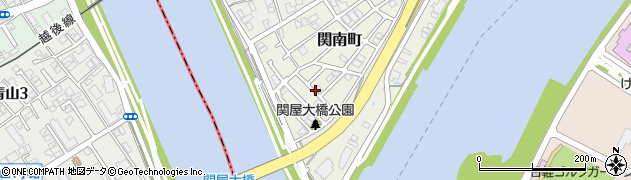 新潟県新潟市中央区関南町周辺の地図