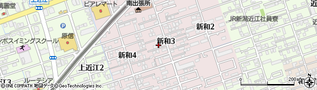株式会社新潟菱和硝子周辺の地図