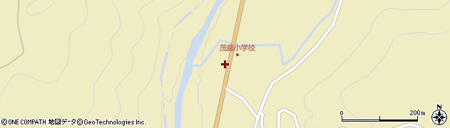 福島県福島市飯坂町茂庭遠西周辺の地図