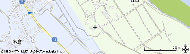 新潟県新発田市江口204周辺の地図
