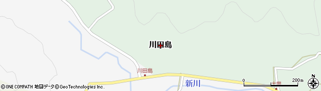 宮城県丸森町（伊具郡）川田島周辺の地図