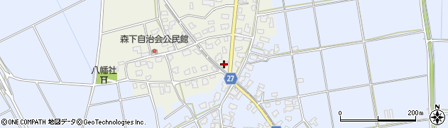 新潟県新潟市北区森下51周辺の地図