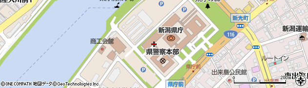 新潟県新潟市中央区新光町周辺の地図