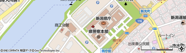 新潟県新潟市中央区新光町周辺の地図