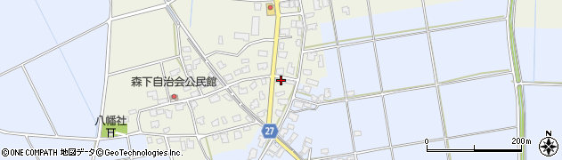 新潟県新潟市北区森下54周辺の地図