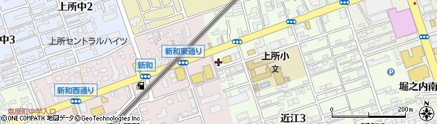 新潟県新潟市中央区近江3丁目32-1周辺の地図