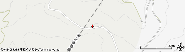 福島県伊達郡国見町石母田前童子周辺の地図