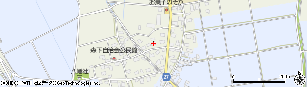 新潟県新潟市北区森下72周辺の地図