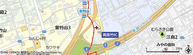 新潟県新潟市東区紫竹山周辺の地図