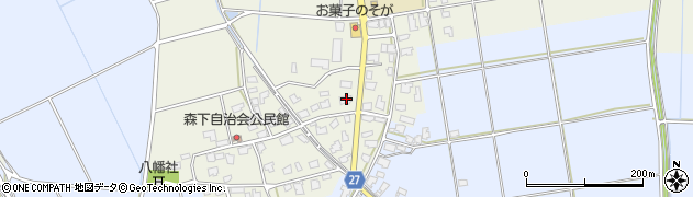 新潟県新潟市北区森下67周辺の地図