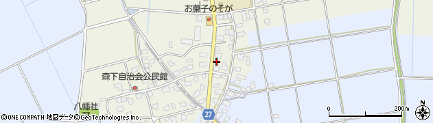 新潟県新潟市北区森下56周辺の地図