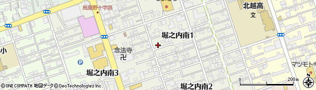 新潟県新潟市中央区堀之内南周辺の地図