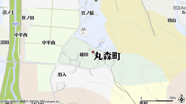 〒981-2113 宮城県伊具郡丸森町羽入の地図