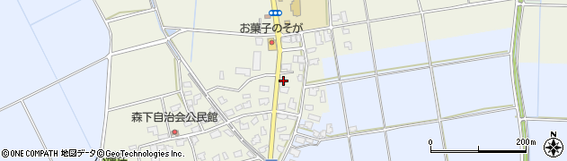 新潟県新潟市北区森下58周辺の地図