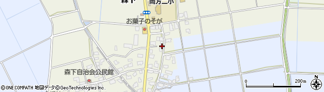 新潟県新潟市北区森下1314周辺の地図