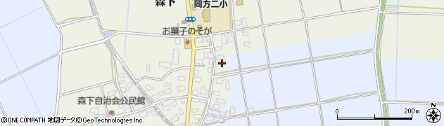 新潟県新潟市北区森下1316周辺の地図