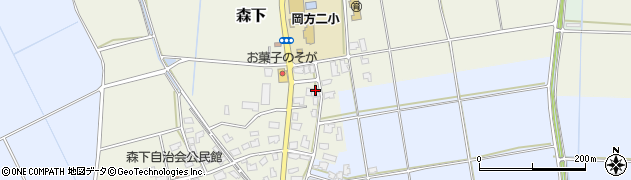 新潟県新潟市北区森下1454周辺の地図