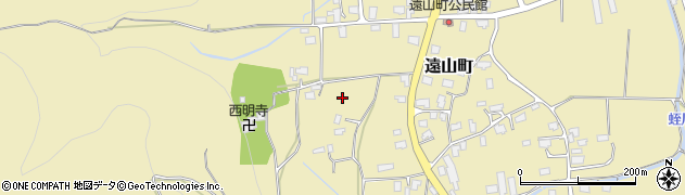 山形県米沢市遠山町周辺の地図