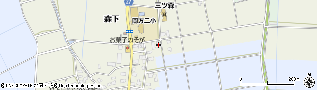 新潟県新潟市北区森下1322周辺の地図