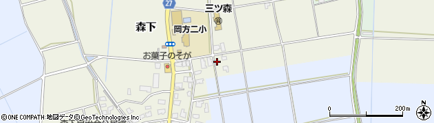 新潟県新潟市北区森下1324周辺の地図