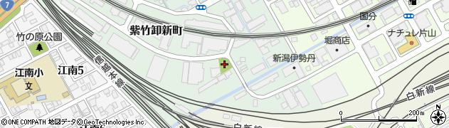 紫竹卸東公園周辺の地図