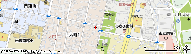 米沢日石株式会社周辺の地図