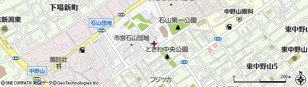 新潟県新潟市東区石山団地周辺の地図