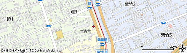 国土交通省紫竹山宿舎周辺の地図
