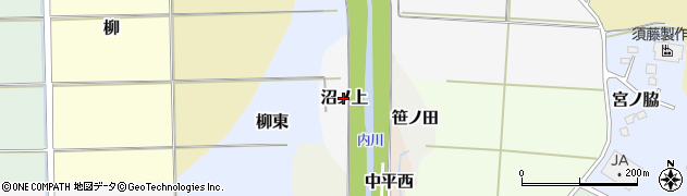 宮城県伊具郡丸森町沼ノ上周辺の地図
