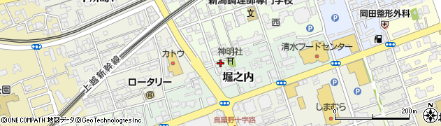 新潟県新潟市中央区下所島周辺の地図