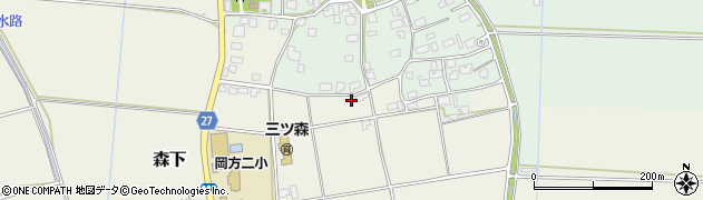 新潟県新潟市北区森下1501周辺の地図